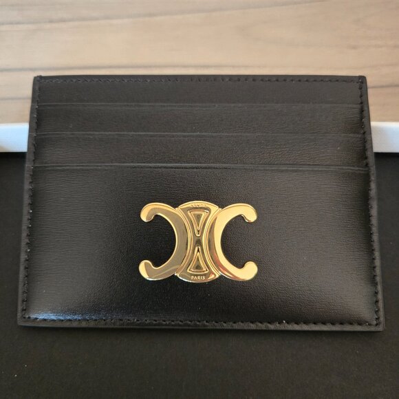 Celine Handbags - Celine Card Holder in Shiny Calfskin